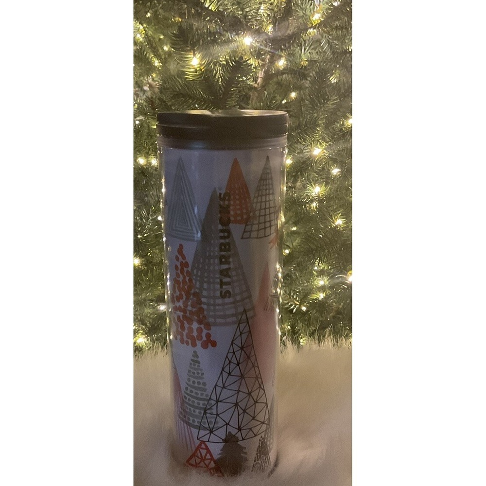 STARBUCKS New Holiday Christmas Tree CoffeeTumbler Mug 16oz 2017